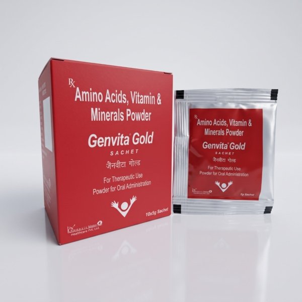 GENVITA GOLD Powder | Amino Acids, Vitamins & Minerals Supplement