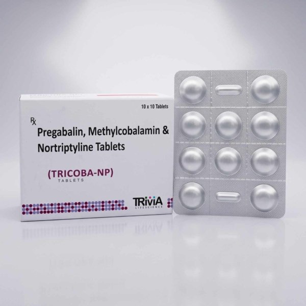 TRICOBA-NP | Methylcobalamin 750 mcg + Pregabalin 75 mg + Nortriptyline 10 mg