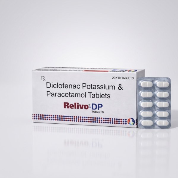RELIVO DP | Diclofenac Potassium 50 mg + Paracetamol 325 mg