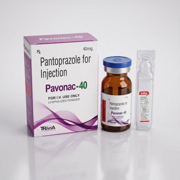 PAVONAC-40 Injection | Pantoprazole 40 mg | Acid Reducer